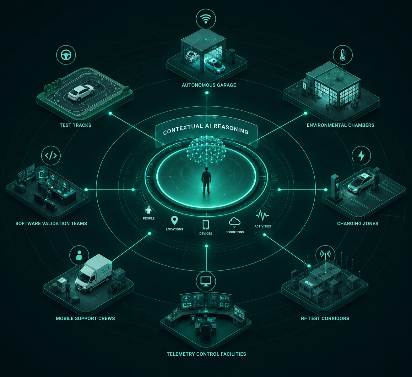 Abstract data paths over proving ground